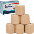 Skiennix Self-Adhesive Bandage Wraps - 6 Pack, 2” x 5 Yards, Skin Color, Perfect for Sports & Injury Support