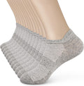 Sallking Women's Ankle Cotton Socks - Soft No-Show Athletic Running Socks | 6 Pairs in White