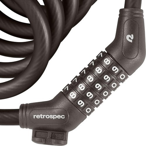 Grizzly Plus Integrated Combo Cable Bike Lock - 12mm Security for Your Bicycle