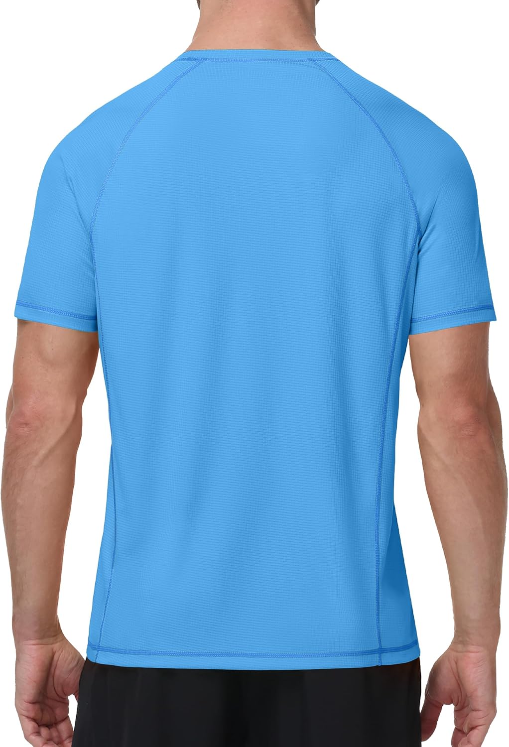 Roadbox Men's Swim Shirt - UPF 50+ Quick Dry Rash Guard for Beach & Surfing | UV Sun Protection T-Shirt