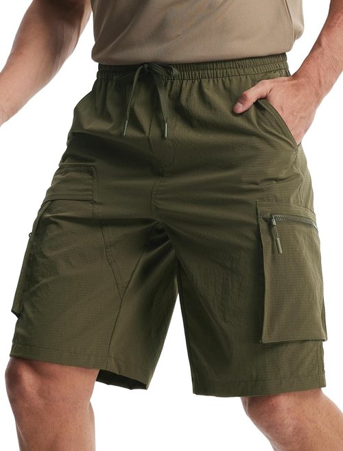 Libin Men's Cargo Shorts - Lightweight Quick-Dry Hiking Shorts for Outdoor Comfort | Breathable Design