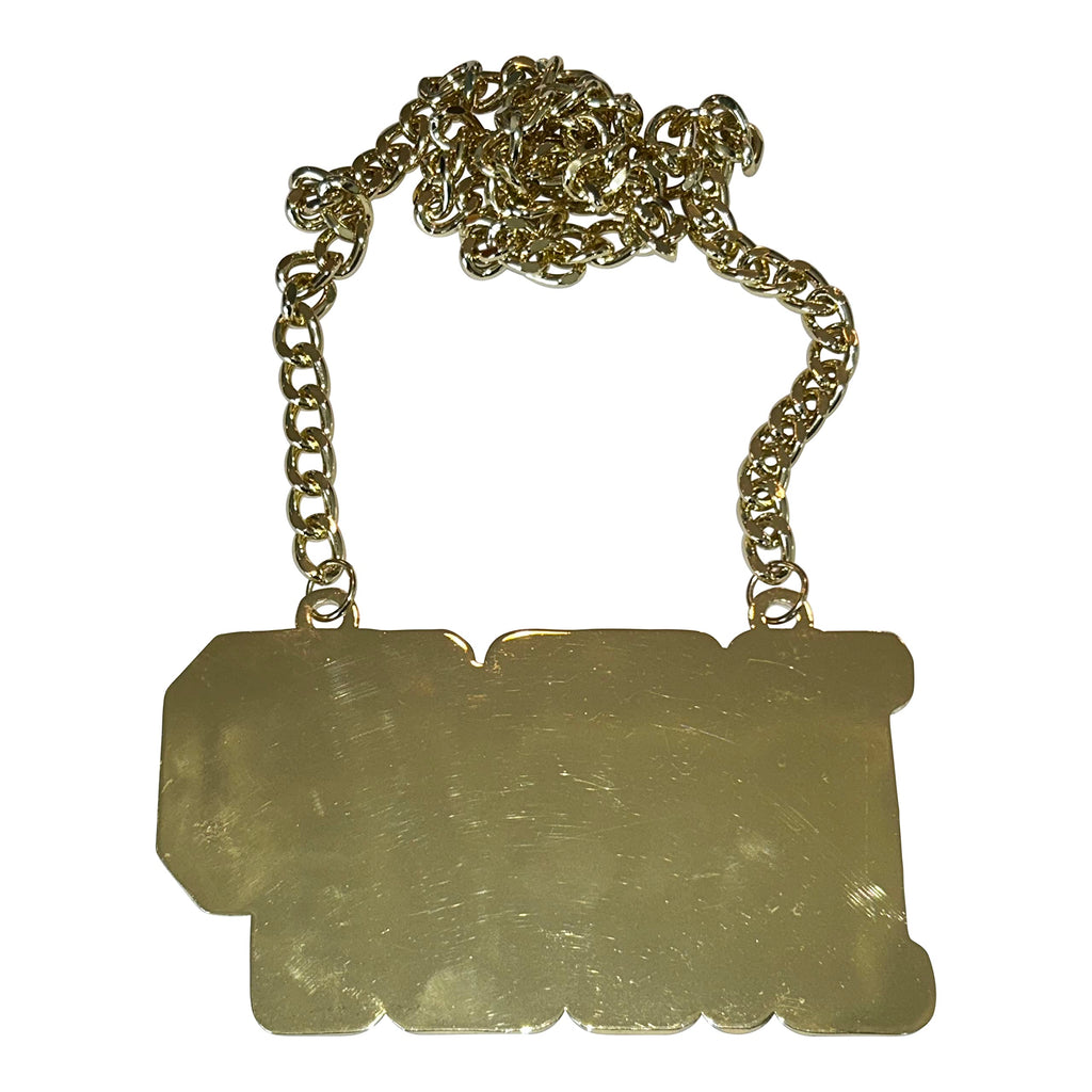 Express Medals XL Metal MVP Champ Chain Trophy Award with Black Velvet Presentation Bag.