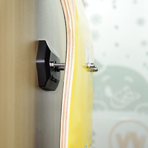 Hikeen 2 Packs Skateboard Wall Mount Skateboard Hanger for Skateboard Deck Display and Storage
