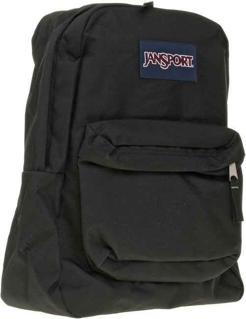 JanSport SuperBreak One Backpack - Durable, Lightweight Bookbag with Organizer Pocket - Black