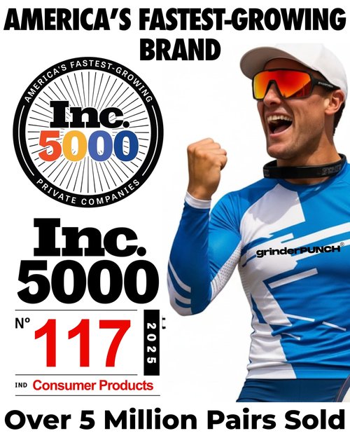 grinderPUNCH UV 400 Sports Sunglasses Cycling Glasses, Biking Goggles Running Hiking Golf Fishing Driving (Black Silver Mirrored)
