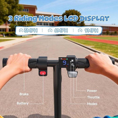 Aovowheel Electric Scooter - Folding E-Scooter with 250W-500W Motor | 16-24 MPH Speed, 15-60 Miles Range, Dual Brakes