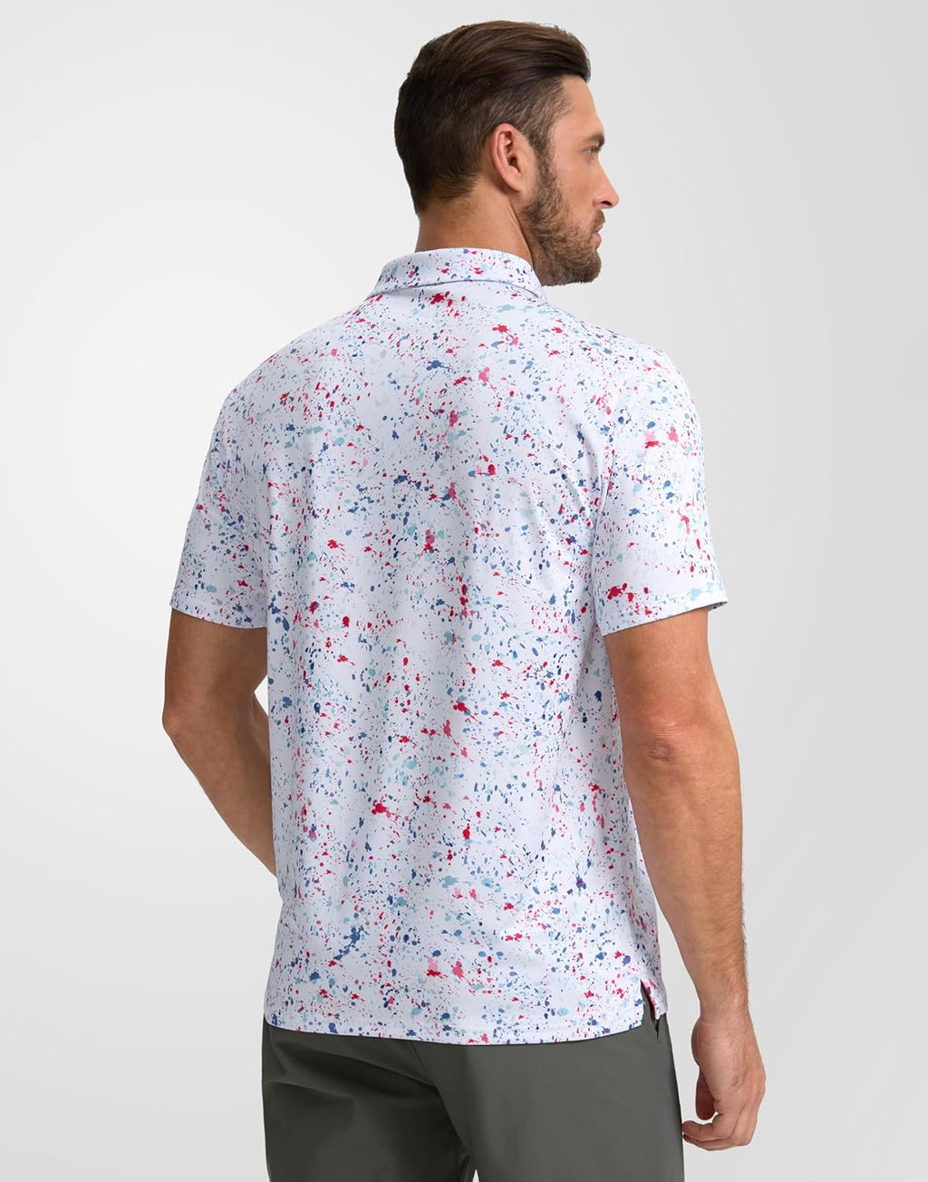 Obla Men's Golf Polo Shirt - Short Sleeve Dry Fit Performance | Moisture-Wicking Casual Style