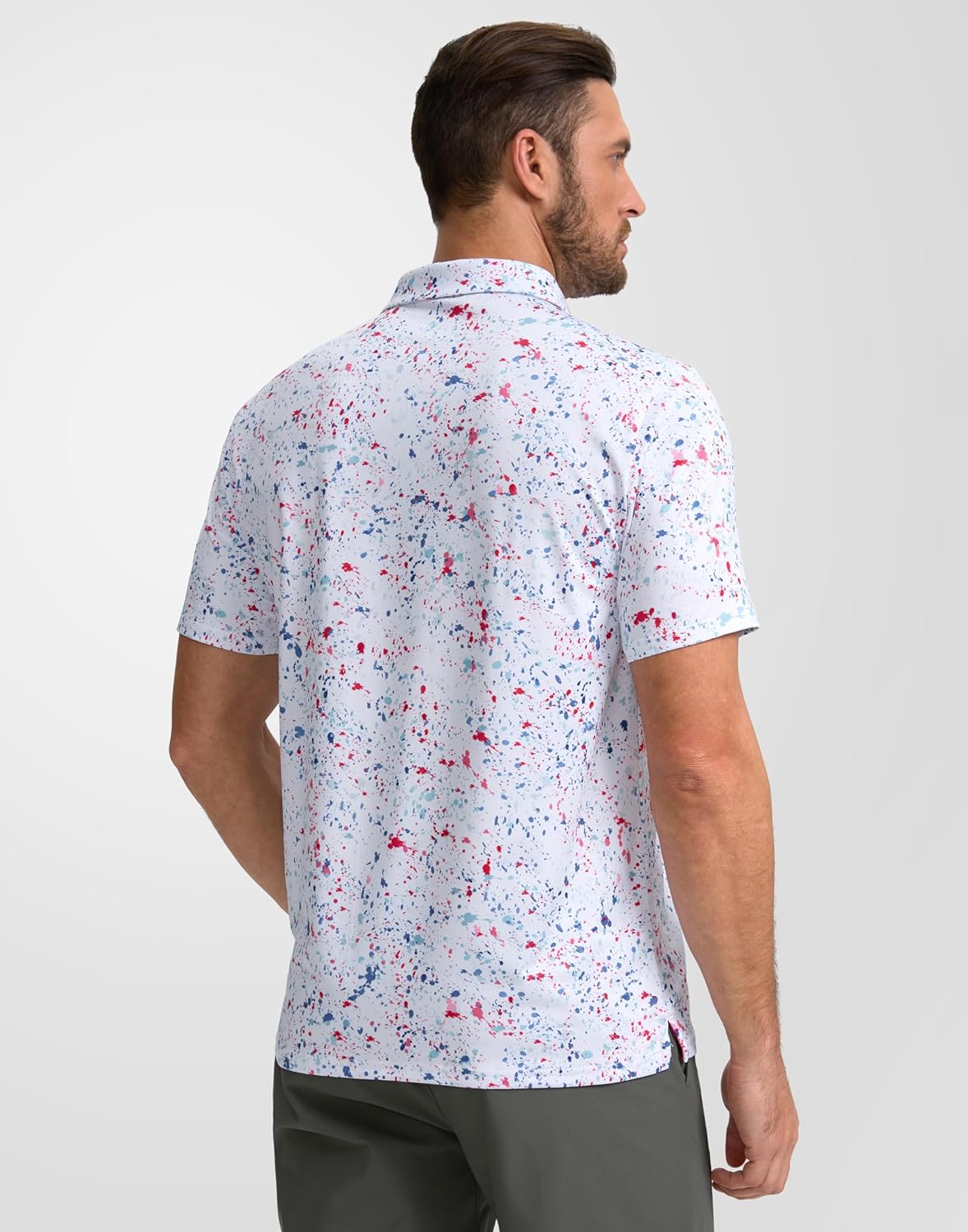 Obla Men's Golf Polo Shirt - Short Sleeve Dry Fit Performance | Moisture-Wicking Casual Style