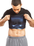 Sweat Shaper Men's Sauna Suit Shirt - Short Sleeve Compression Athletic Tee for Enhanced Performance