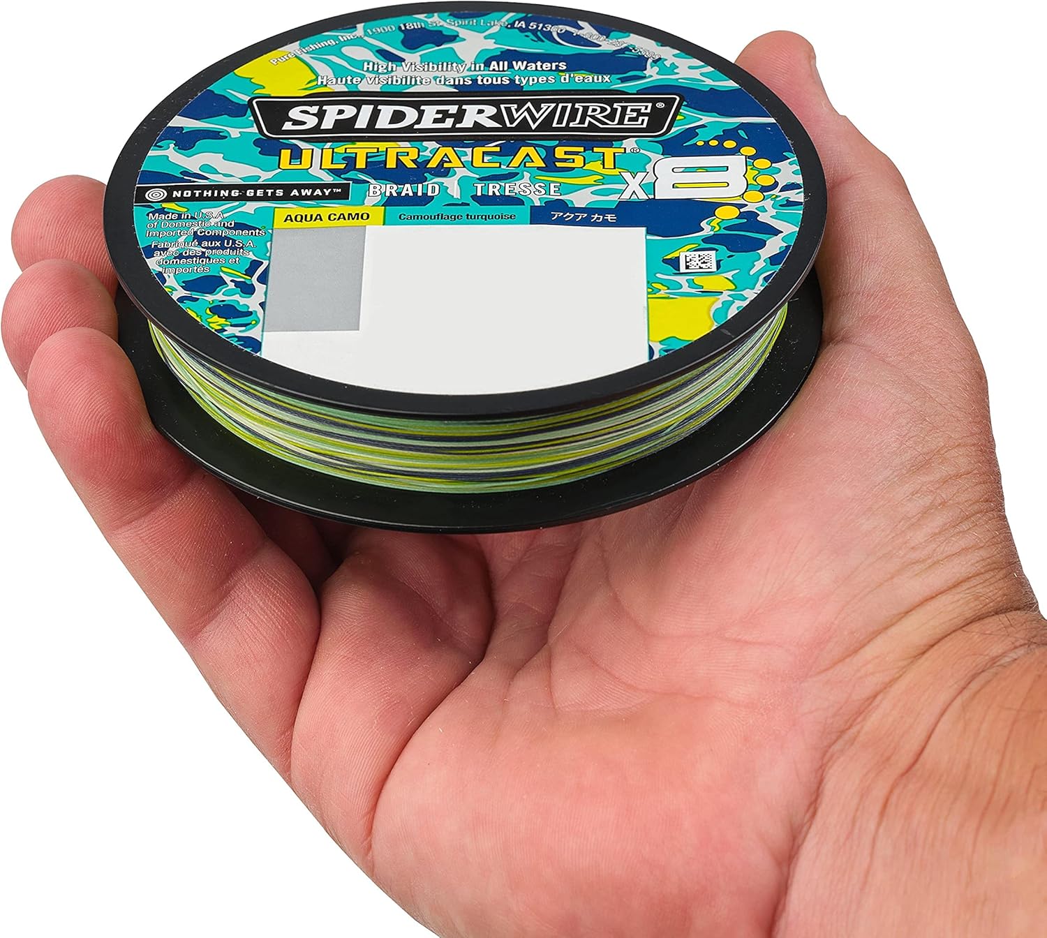 SpiderWire UltraCast Braided Fishing Line - High Strength & Sensitivity | 150 Yards, Green