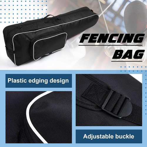 Eccliy Fencing Bag - Large Waterproof Gear Bag for Epee, Foil & Saber | 43.3 x 13.4 x 6.7 Inches