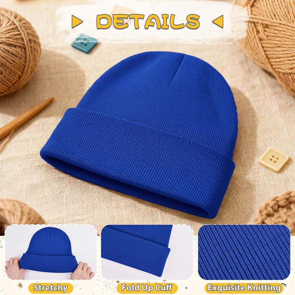 ZOORON Toddler Beanie - Warm Knit Winter Hat for Boys & Girls | Soft Skull Cap for Infants