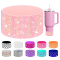 Shining Diamond Silicone Boot for Stanley Cup 40/30/20 oz, Made for HydroJug Traveler 40/32 oz & Simple Modern 40/30 oz, for Owala Tumbler 40 oz, Bottom Protector for Stanley Cup Accessories, Pink