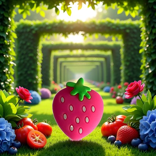 Tnyvm Pink Strawberry Tennis Racket Vibration Dampener Soft Silicon Racket Dampener Cartoon Shape Tennis Racquet Shock Absorbers Tennis Racket for Racquetball, Tennis Vibration Dampeners
