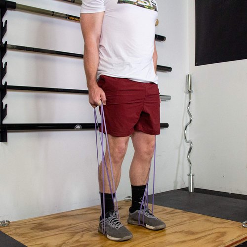 Serious Steel Fitness Short 20" Deadlift Bands (Sold in Pairs) (#1 Purple)