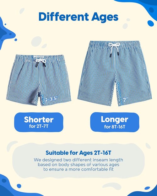 Maamgic Boys Swim Trunks - Stylish Toddler Bathing Suit | Comfortable & Quick-Dry Swimwear