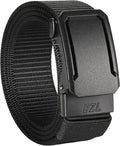 EZL Tactical Belt for Men - 1.5" Adjustable Nylon Web Duty Belt with Automatic Slide Buckle