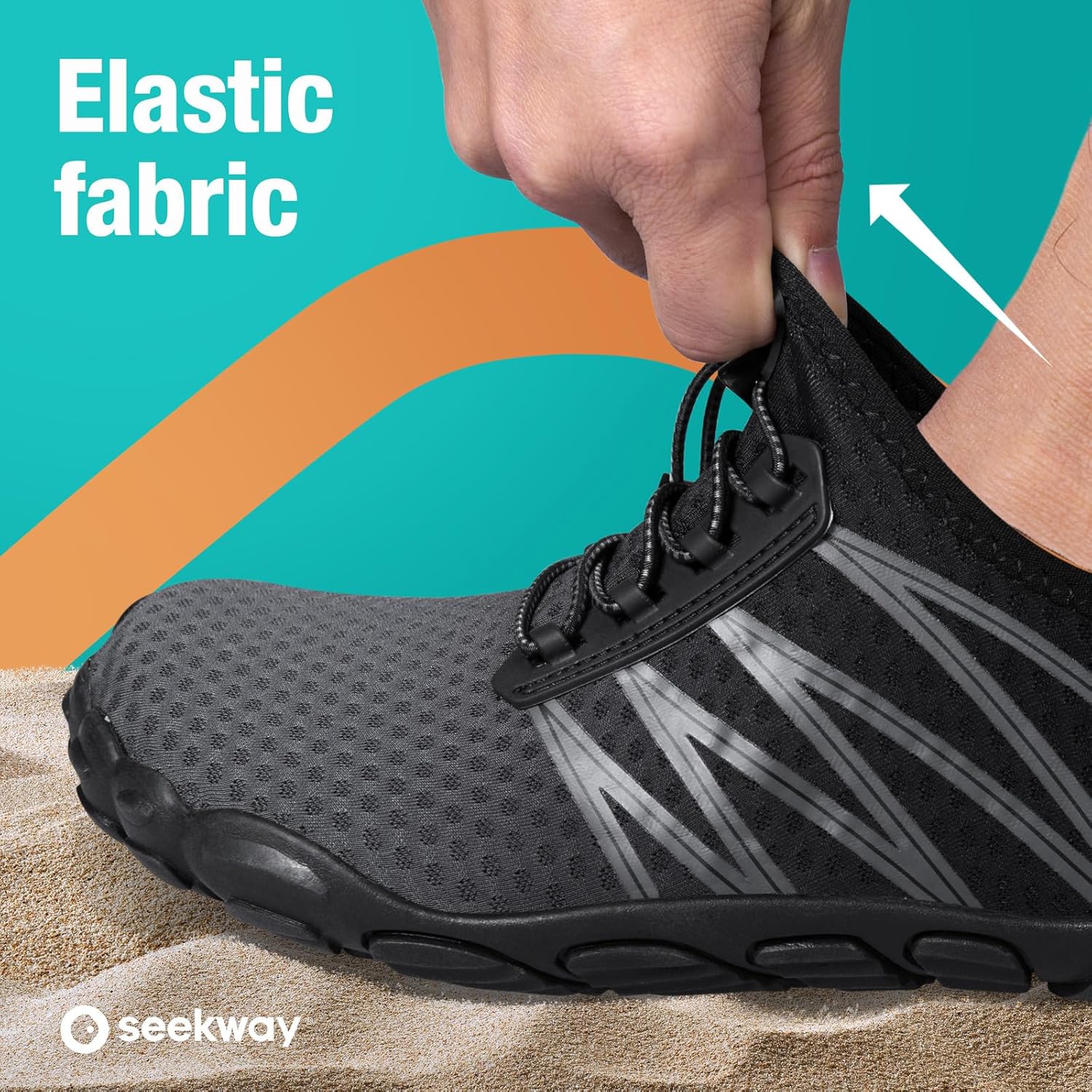 SEEKWAY Water Shoes - Quick-Dry Aqua Socks for Men & Women | Perfect for Beach, Swim, and Hiking
