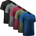 BVNSOZ Men's Athletic Workout Shirts - Moisture-Wicking & Quick-Dry Gym Tees for Active Men