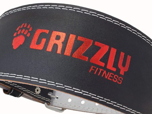 Grizzly Fitness 4-Inch Padded Enforcer Training Belt, Medium