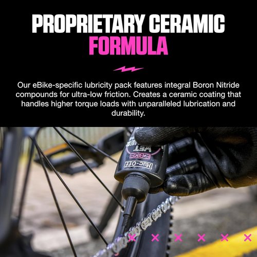 Muc-Off eBike Wet Chain Lube - Superior Protection for All Weather Conditions | 50ml