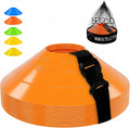 Pro-Grade Soccer Training Cones Set by [Brand Name] - Durable Agility Cones with Carry Bag & Strap Holder for Football, Basketball | 75/50/25 Pack