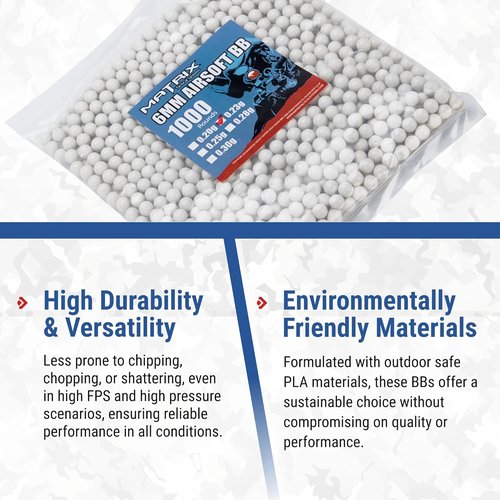 Matrix Airsoft - Match Grade 6mm Airsoft BBs | High Precision & Consistent Performance