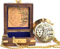 Brass Compass by [Brand Name] - Engraved with Religious Scripture Verse (Joshua 1:9) - Ideal Gift for Baptism, Confirmation, Graduation