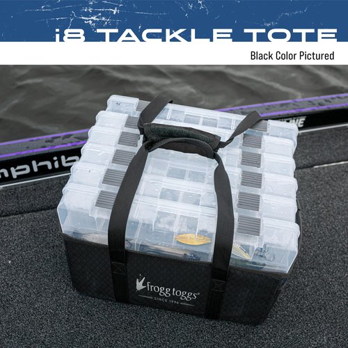 FROGG TOGGS Fishing Tray Tote, Secures Organizes and Protects Tackle Trays, Blue, OS