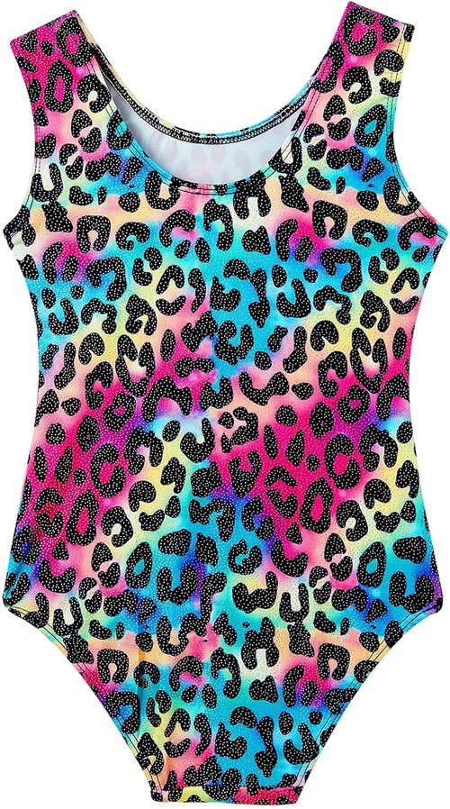 Domusgo Gymnastics Leotards - Sparkly One-Piece Tumbling Outfits for Girls | Comfortable Fit