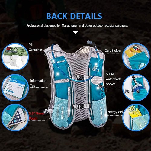 AONIJIE Hydration Vest - 5L Running Backpack for Marathoners | Lightweight & Comfortable