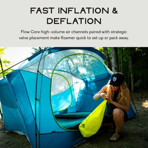 Nemo Equipment Roamer Sleeping Pad - Double Size (78"x40") - Chimera/Goodnight Black Comfort