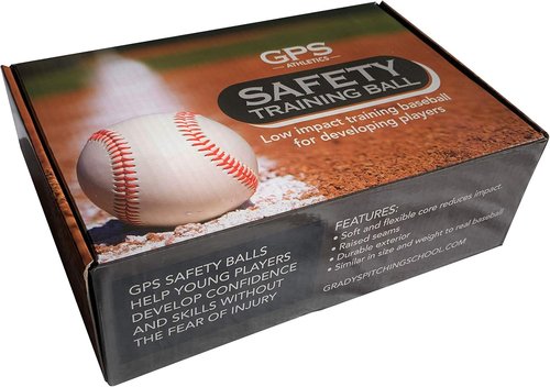 GPS Athletics Soft Practice Baseballs - Low Impact Safety Training Balls for Kids | Durable 6-Pack with Raised Seams