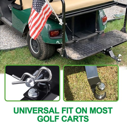 10L0L Golf Cart Universal Trailer Hitch Kit for Yamaha EZGO Club Car,Golf Cart Hitch for Electric and Fuel