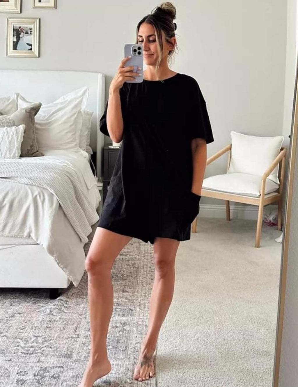 Skiennix Women's Athletic Romper - Casual Oversized Jumpsuit for Workout & Everyday Wear