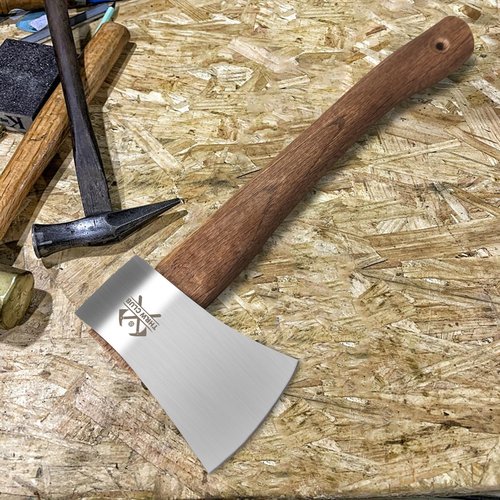 THRWCLUB Throwing Axe, 3 Pack 14.5" Throwing Hatchet with High Carbon Steel & Wooden Handle, Great for Axe Throwiing Game, Competition and Recreation, Gift for Men