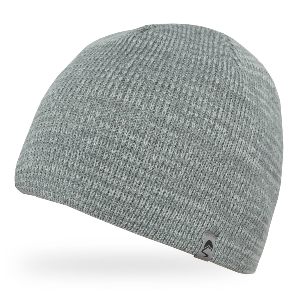 Sunday Afternoons Nightfall Reflective Beanie, Ultra-Soft Acrylic Knit, Reversible Skull Cap, High Visibility for Running, Biking Safety, Winter Hat for Men & Women, Overcast/Quarry, One Size