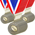 Remuuly Gold Sports Medals - 30 Pcs Bulk Set for Basketball, Soccer, Baseball & More | 2" Awards