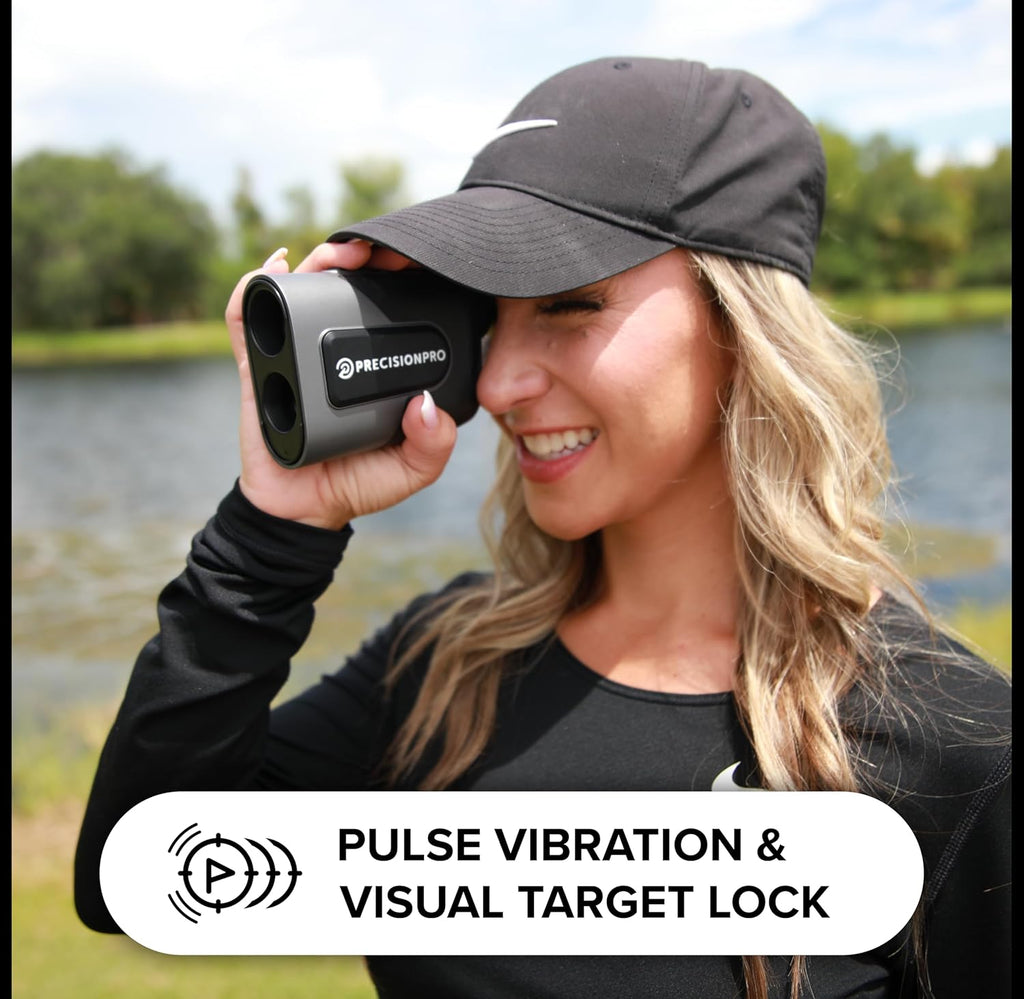 Precision Pro Golf Rangefinder - Premium Waterproof Laser with Slope Switch & 900+ Yard Range | 6X Magnification