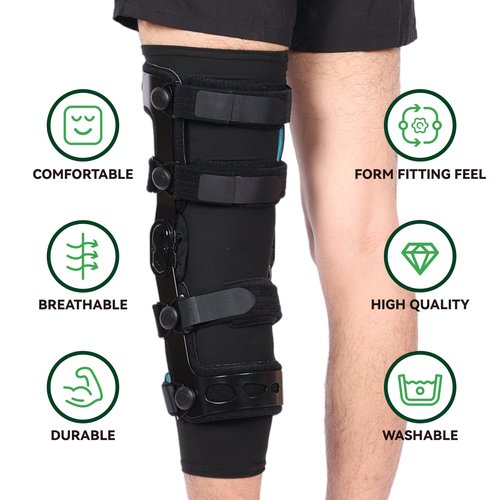 Orthomen Undersleeve Knee Brace Cotton Spandex Blend Knee Sleeves (2 Pack) for Women & Men, Breathable Knee Sleeve for Knee Bracing, Comfortable Knee Sleeve for Knee Braces,X-Large