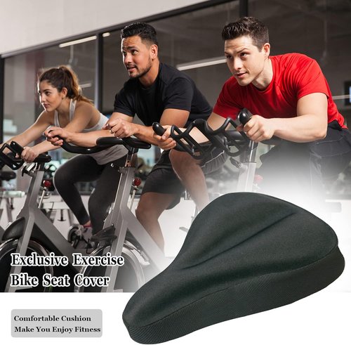 Geronmine Gel Bike Seat Cover - Padded Saddle Cushion for Ultimate Comfort | Fits All Bikes