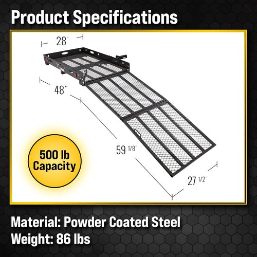 Hitch | 500 lb Capacity, 52" x 48