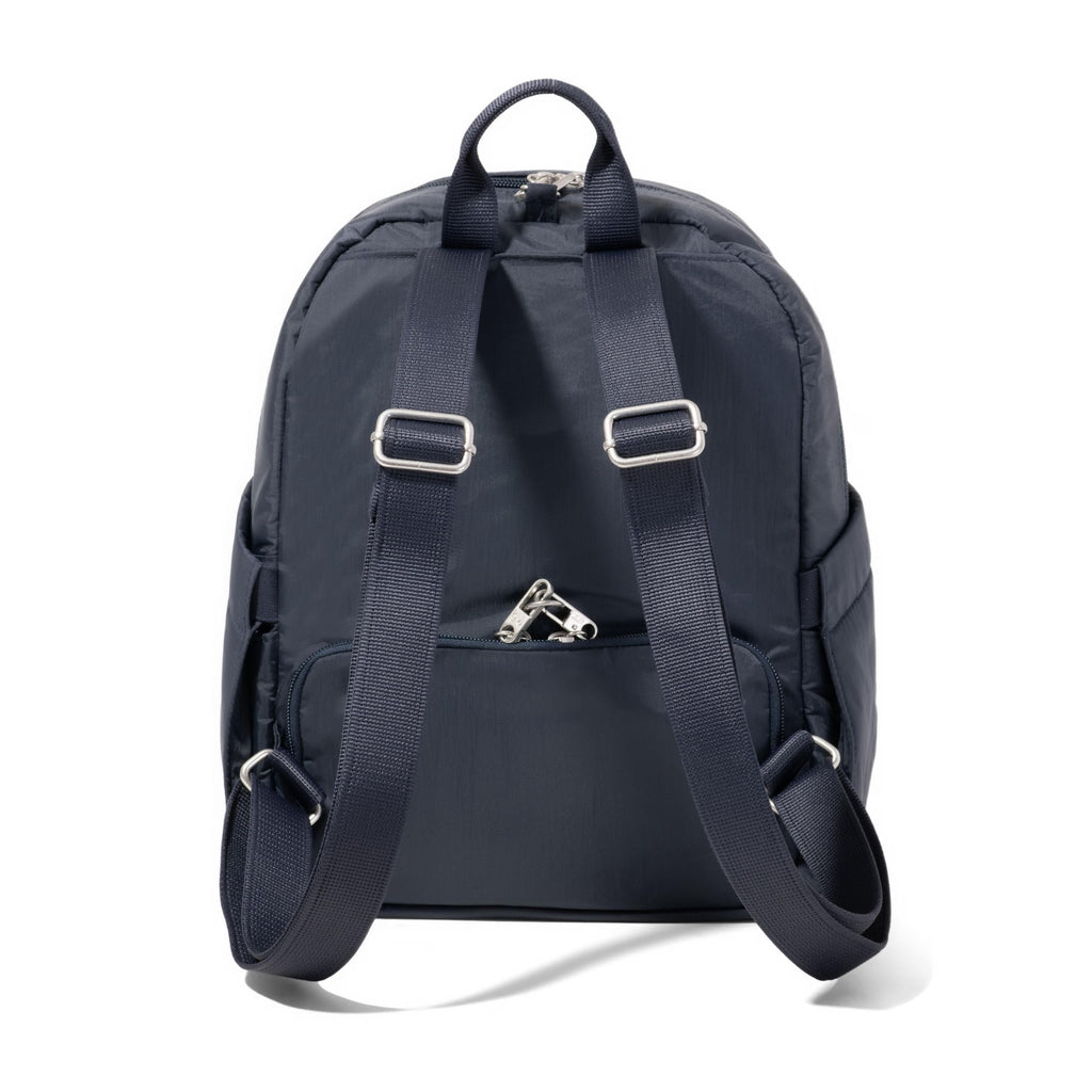 Securtex Anti-Theft Getaway Backpack - 9.4"x13"x5" Travel Safe Bag w/Locking Zippers, Slash-Resistant, RFID