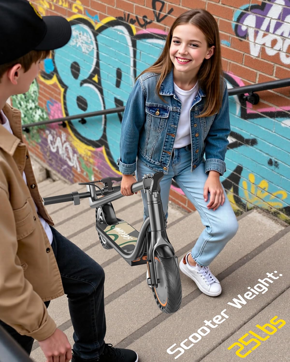 Sigravy Electric Scooter for Adults - Foldable Commuter E-Scooter with 500W Motor, 19 MPH, 21 Miles Range, Dual Suspension