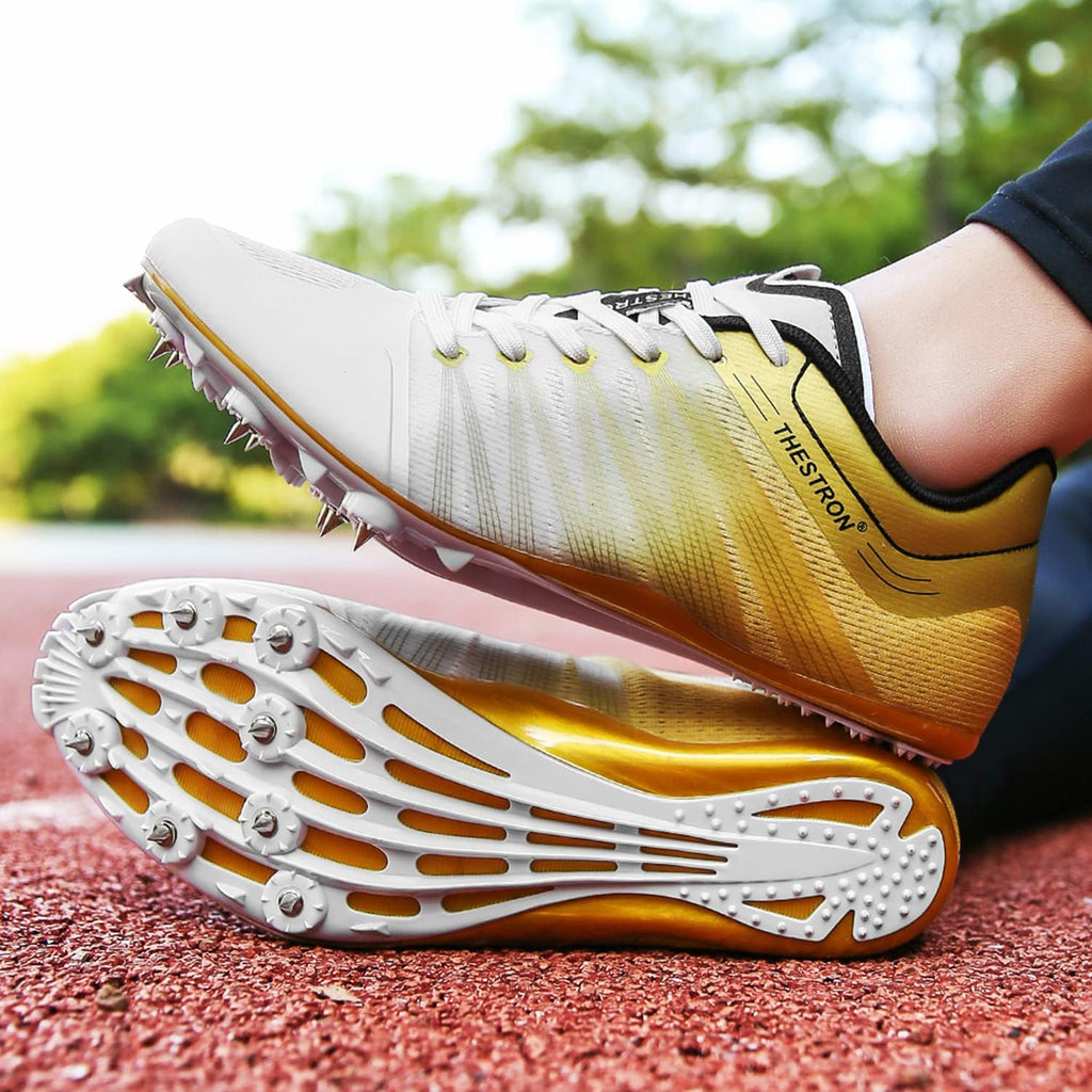 Skiennix Track and Field Shoes - Professional Spikes for Men and Women | Kids' Jumping Sneakers