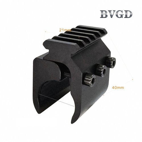 BVGD Flashlight/Laser Sight Barrel Clamp Mount Weaver Base Adapter
