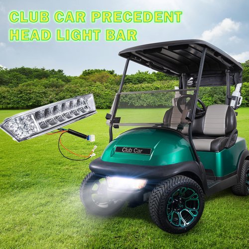 Orle Oko Golf Cart LED Headlight Bar for Club Car Precedent 2004-Up Electric and Gas, 12V Precedent Front Head Light Bar Replaces OEM 102524801,1025248-01