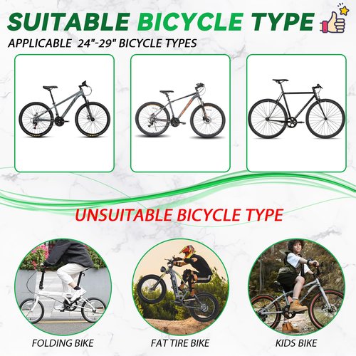 LEPump Rear Bike Rack for Back, Bicycle Cargo Rack, 110 lbs Large Capacity Bike Pannier Rack, Adjustable Bicycle Touring Luggage Carrier Rack for 24"-29" Frames