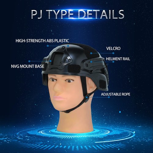 Airsoft Helmet and Mask,Tactical Airsoft Helmet and Full Face Fox Mask Set - Black Paintball Gear with Detachable Goggles, NVG Mount, and Side Rails