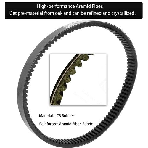 ROYKAW EZGO TXT Gas Drive Belt & Starter Belts Kit for EZGO 4 Cycle Gas Golf Cart TXT Cushman Express Marathon Medalist ST Vehicles Terrain 1994-2013, OEM # 72054G01, 72024G01, 72025G01, 26414G01